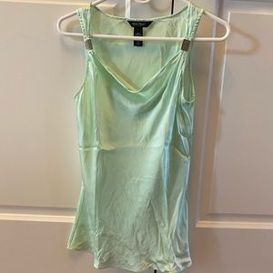 WHBM Silk Stretch Mint Top Cami S